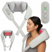 MASAŻER DO SZYI KARKU PLECÓW STÓP CIAŁA BEZPRZEWODOWY PODGRZWANY SHIATSU