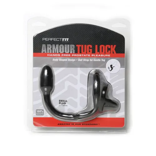 perfect fit armour tug lock small czarny - system intymny 2w1 na Arena.pl