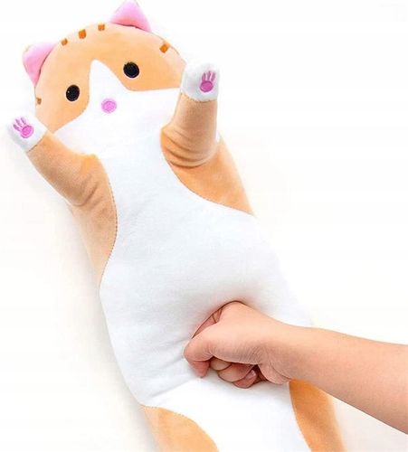 DŁUGI KOTEK KOT MASKOTKA PODUSZKA PLUSZAK 110 CM na Arena.pl