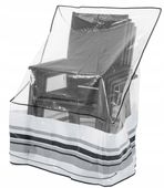 POKROWIEC OCHRONNY NA KRZESŁA przezroczysty wym.91x63x43/119 cm (W x L x H)