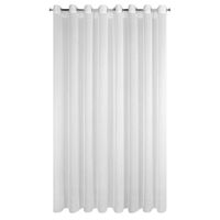 Firana na przelotkach o strukturze drobnego deszczyku REBECCA 400X250 biała