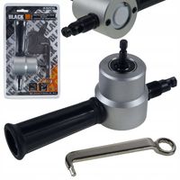 NOŻYCE DO CIĘCIA BLACHY PRZYSTAWKA ADAPTER NA WIERTARKĘ BLACK