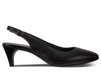 ECCO Czółenka damskie - Shape 45 Pointy Sleek - rozmiar 36 - czarne, skóra