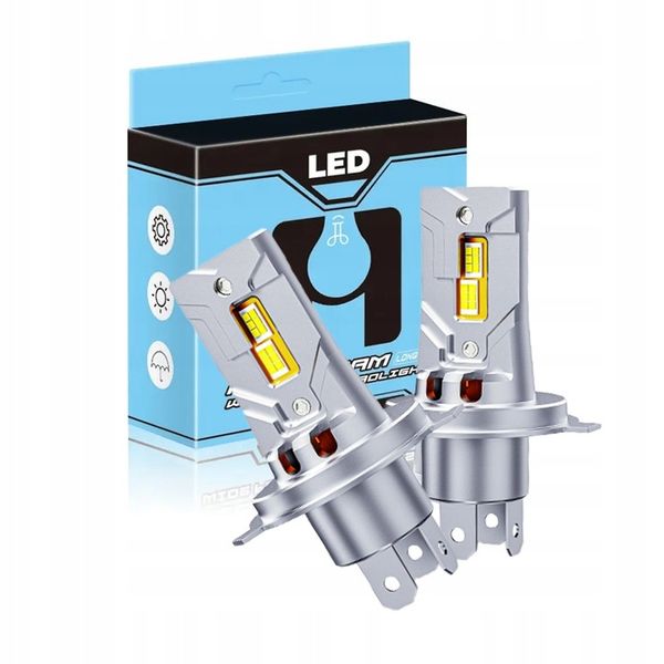 ŻARÓWKI LED H4 RETROFITY 1 do 1 5500K SUPER WHITE zdjęcie 1