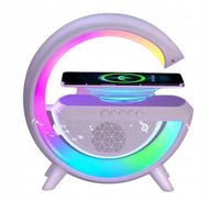 LAMPKA LED ŁADOWARKA GŁOŚNIK RGB