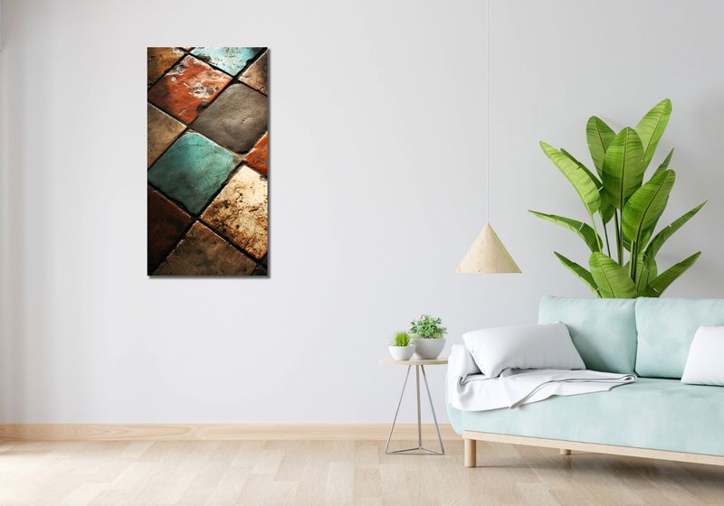 Obraz 50x100cm Ceramiczna Kompozycja zdjęcie 2