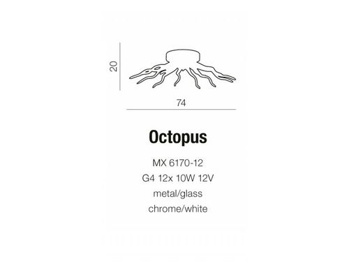 Plafon OCUS MX 6170-12 Azzardo +LED na Arena.pl