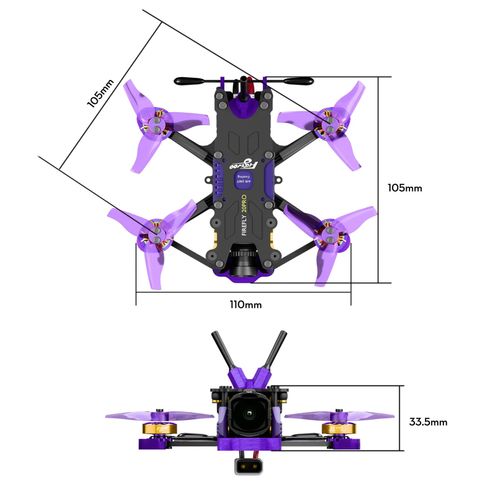 Dron FPV Flywoo Firefly 20PRO 4S HDZero - ELRS na Arena.pl