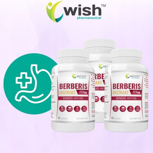BERBERIS 777mg Niski Cukier Apetyt Odchudzanie Berberys Berberyna 270 kap na Arena.pl