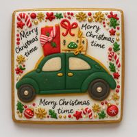 CIASTKO LUKROWANE GARBUS PRESENTS GREEN ROZ.L POZIOM RĘCZNIE ROBIONE