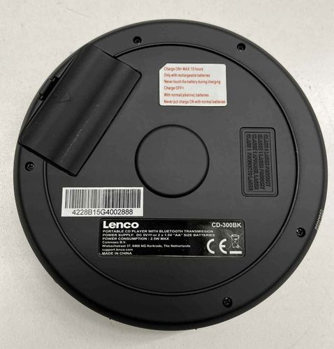 DISCMAN PRZENOŚNY ODTWARZACZ PŁYT Lenco CD-300BK MP3 LCD BLUETOOTH Czarny na Arena.pl