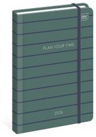 KALENDARZ KSIĄŻKOWY B6 192 MAT+UV NAVY 2026 INTERDRUK