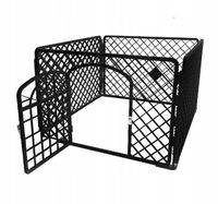 Kojec dla szczeniąt Zagroda dla psa CZARNY (I220)