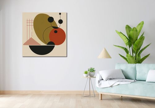 Obraz 90x90cm Geometryczny Balans na Arena.pl