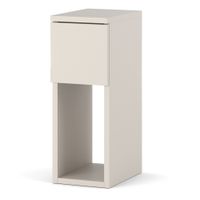 szafka nocna do sypialni nowoczesna z szufladą wąska stolik 20cm kaszmir