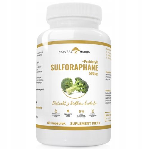 Sulforafan 500µg Ekstrakt z kiełków Brokułu 2x60k na Arena.pl