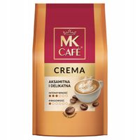 MK Cafe Crema 1kg kawa palona ziarnista