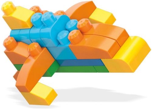 MEGA BLOKS KLOCKI DUŻA TORBA NIEBIESKA 60 KLOCKÓW na Arena.pl