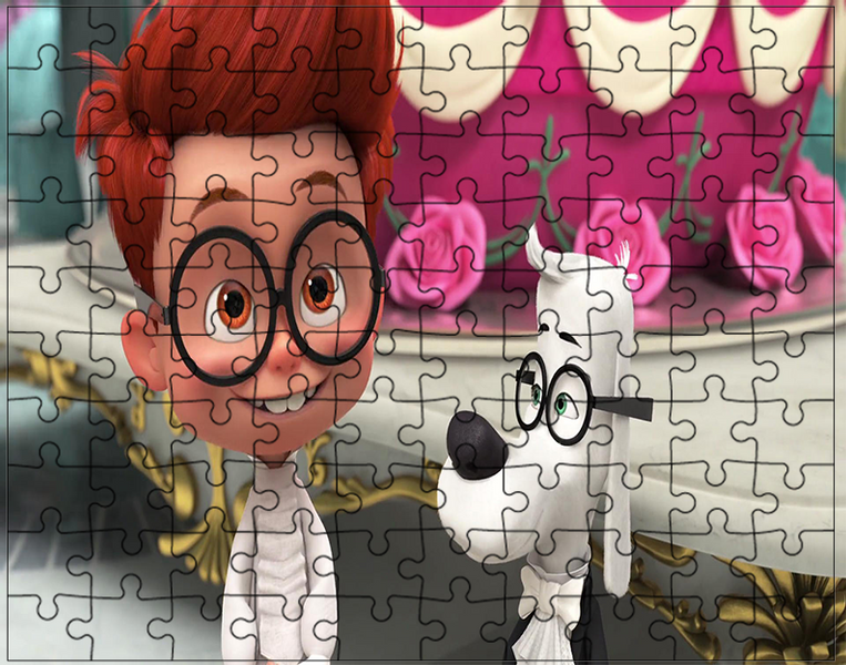 Puzzle Pan Peabody i Sherman zdjęcie 1