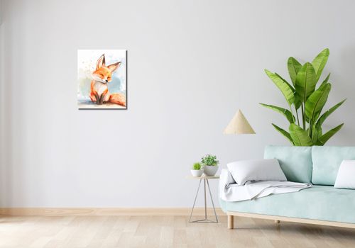 Obraz 40x50cm Zadowolony Lisek na Arena.pl
