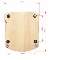 PODSTAWKA DREWNIANA DESKA POD TERMOMIX TM5 TM6 BUKOWA SOLIDNA + GRATIS!!