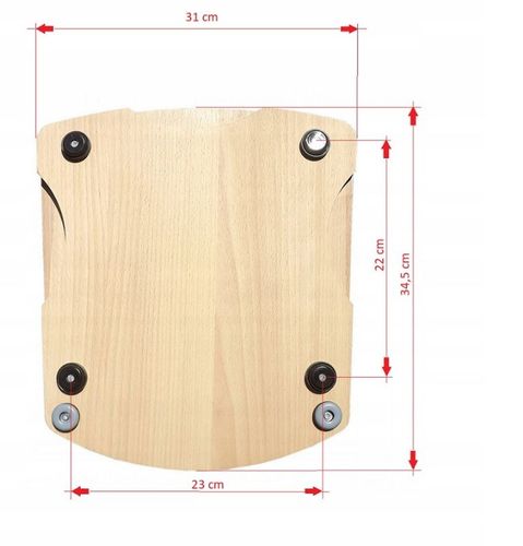 PODSTAWKA DREWNIANA DESKA POD TERMOMIX TM5 TM6 BUKOWA SOLIDNA + GRATIS!! na Arena.pl