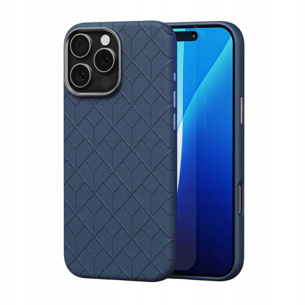 Spacecase Classy Mag Iphone 16 Pro Max Dark Blue zdjęcie 3