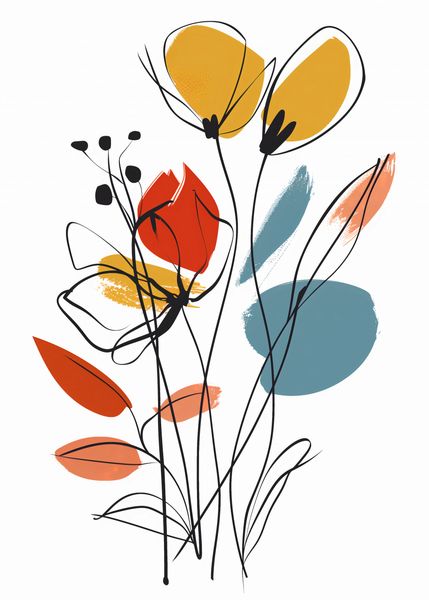 Plakat 50x70cm Ogród przy Lecie zdjęcie 1