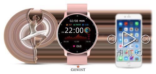 Smartwatch Giewont GW120-1 Różowy na Arena.pl