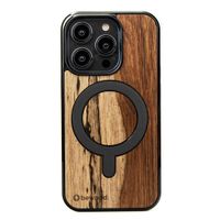 drewniane etui bewood do iphone 15 pro mango z magsafe