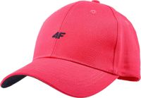 Czapka Z Daszkiem Uniseks 4Fwss24Acabu267 - Czerwona
