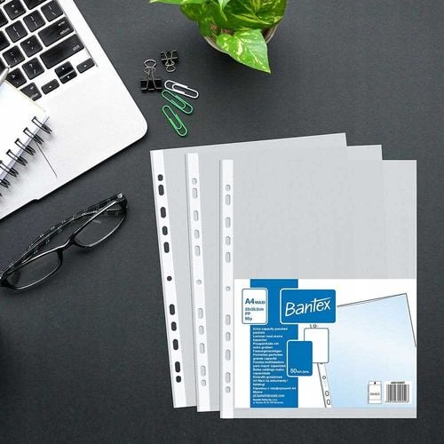 koszulki groszkowe bantex a4 maxi poszerzana 90 mic. 50 szt. na Arena.pl