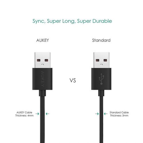 AUKEY CB-D11 szybki kabel Quick Charge micro USB-USB | 3.2m na Arena.pl