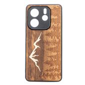 Drewniane Etui Bewood do Xiaomi Redmi Note 14 5G GÓRY IMBUIA