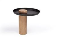 Stolik TYK 500 dąb naturalny, czarny bla