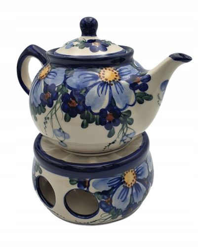 CZAJNIK Z PODGRZEWACZEM CERAMIKA BOLESŁAWIEC na Arena.pl