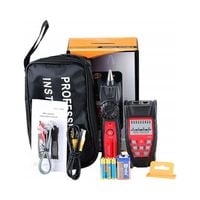 SZUKACZ PAR PRZEWODÓW TESTER KABLI SIECIOWYCH SONDA RJ45 RJ11 LCD + BATERIE