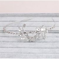 ślubna opaska do włosów floral crystal o11