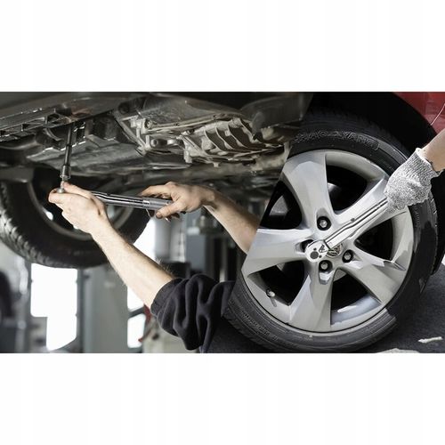 Klucz Dynamometryczny 1/2 28-210 Nm z Blokadą do Kół + 3 Nasadki 17 19 na Arena.pl