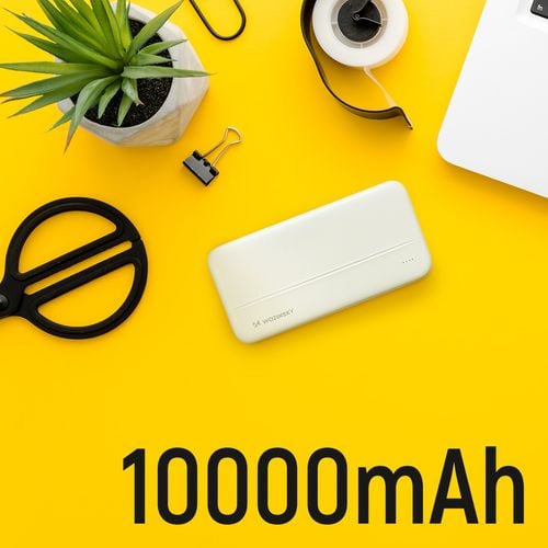 powerbank li-po 10000mah 2xusb biały na Arena.pl