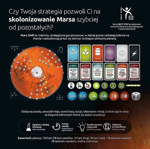 Gra rodzinna strartegiczna Mars 2049 na Arena.pl