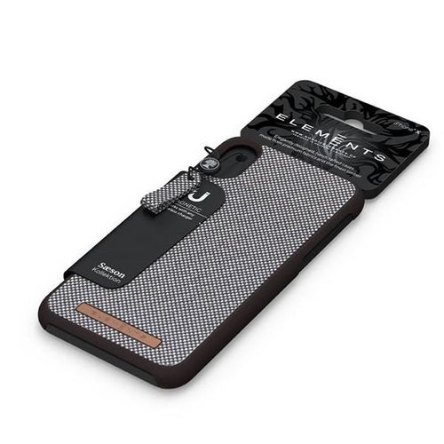 Nordic Elements Saeson Idun - Etui iPhone Xs / X (Dark Brown Pattern 1) na Arena.pl