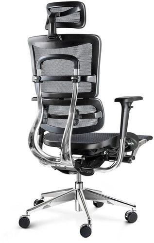 Fotel ergonomiczny Diablo Chairs V-MASTER Czarny na Arena.pl