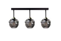 Lampa sufitowa 3xE27 MERA BLACK/GOLD