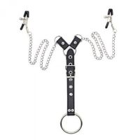 stymulator penitence man nipples clamps black