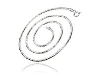 ELEGANCKI SREBRNY ŁAŃCUSZEK KOREANA CORD 1.2MM 50