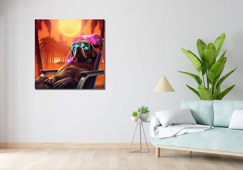 Obraz 90x90cm Lato w Stylu zdjęcie 2