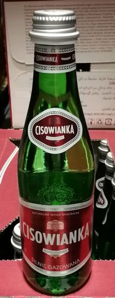 Cisowianka 0,3l silny gaz (butelka szklana) zdjęcie 1