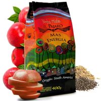 YERBA MATE El Pajaro - Mas Energia - 400 g