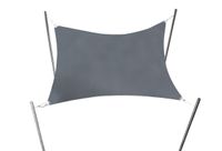 ŻAGIEL PRZECIWSŁONECZNY WODOSZCZELNY OGRODOWY MARKIZA NA TARAS SZARY 3X2,5